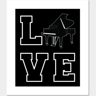 Piano Love Posters and Art